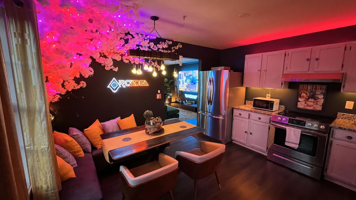 令人惊叹的休息室风格游戏和动漫LED智能家居