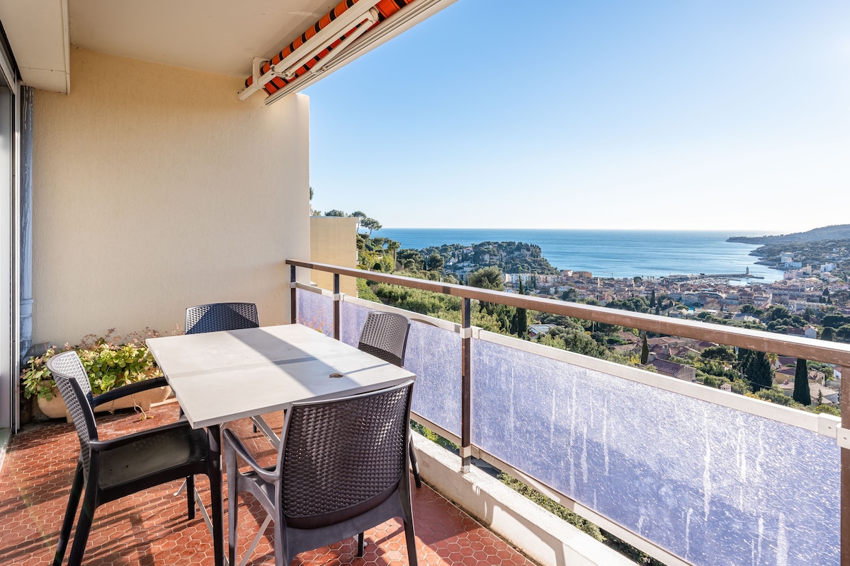 Magnifique panorama,  piscine, terrasse, parking