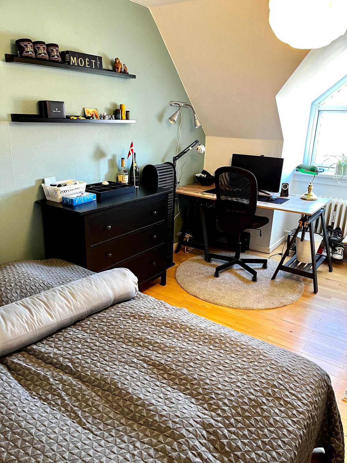 15平方米客房配备有靠近哥本哈根的标准双人床