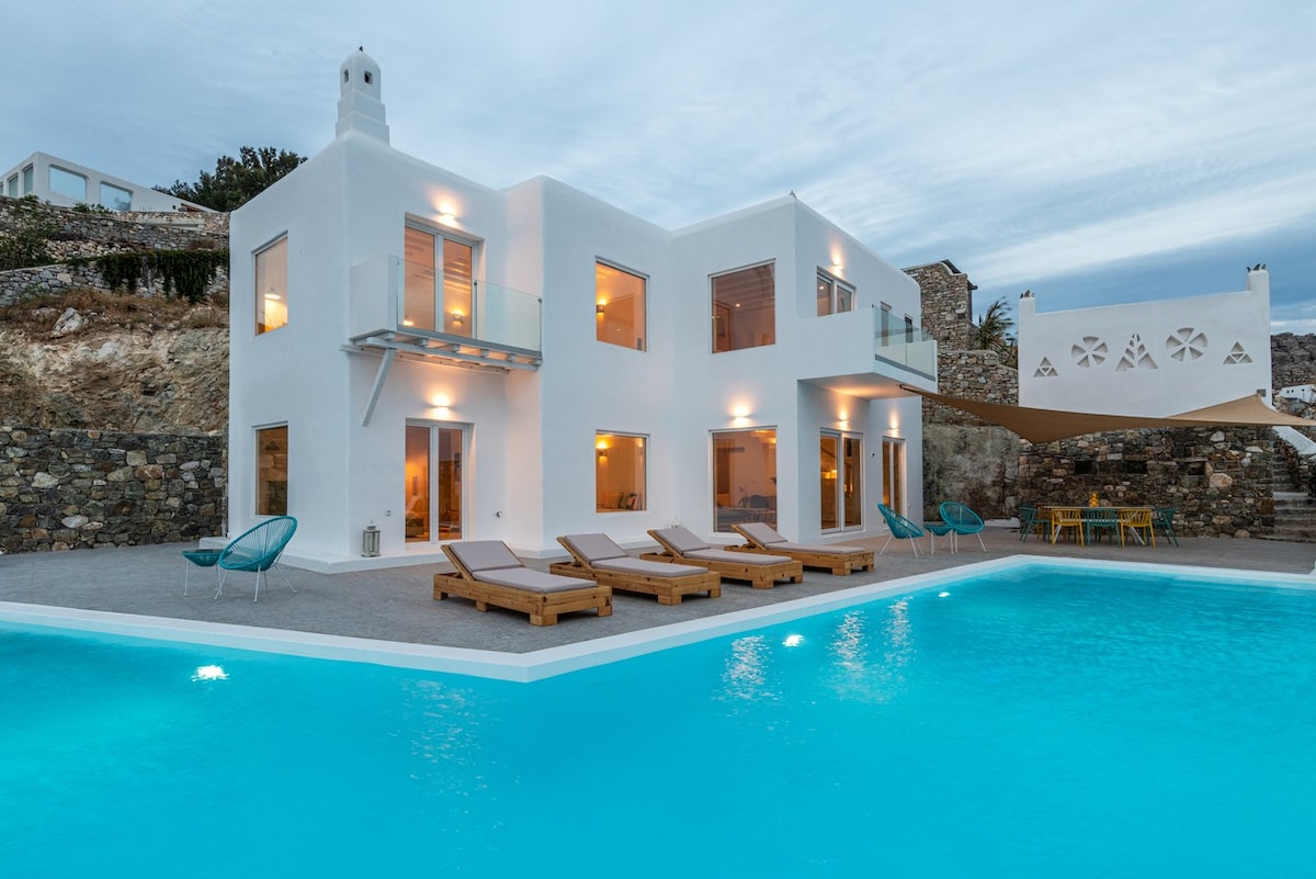 Blue Infinity Villa -Sea & Sunset View-