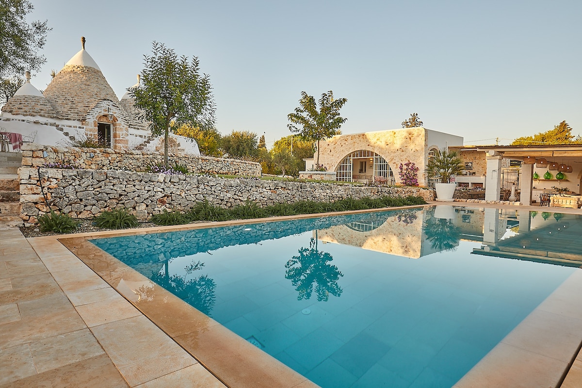 Trullo Carnevale,  very large pool & cleaner daily