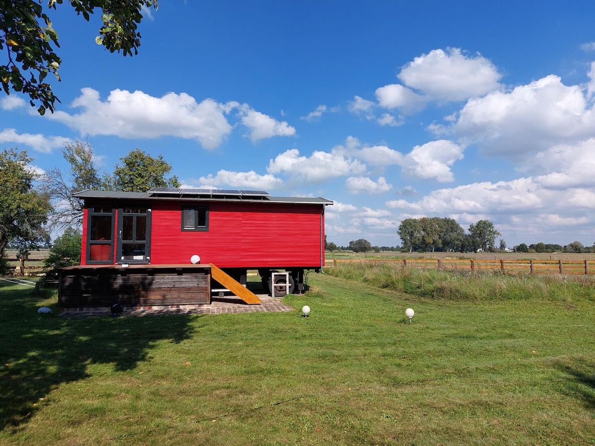 The Red Wagon luxury camping