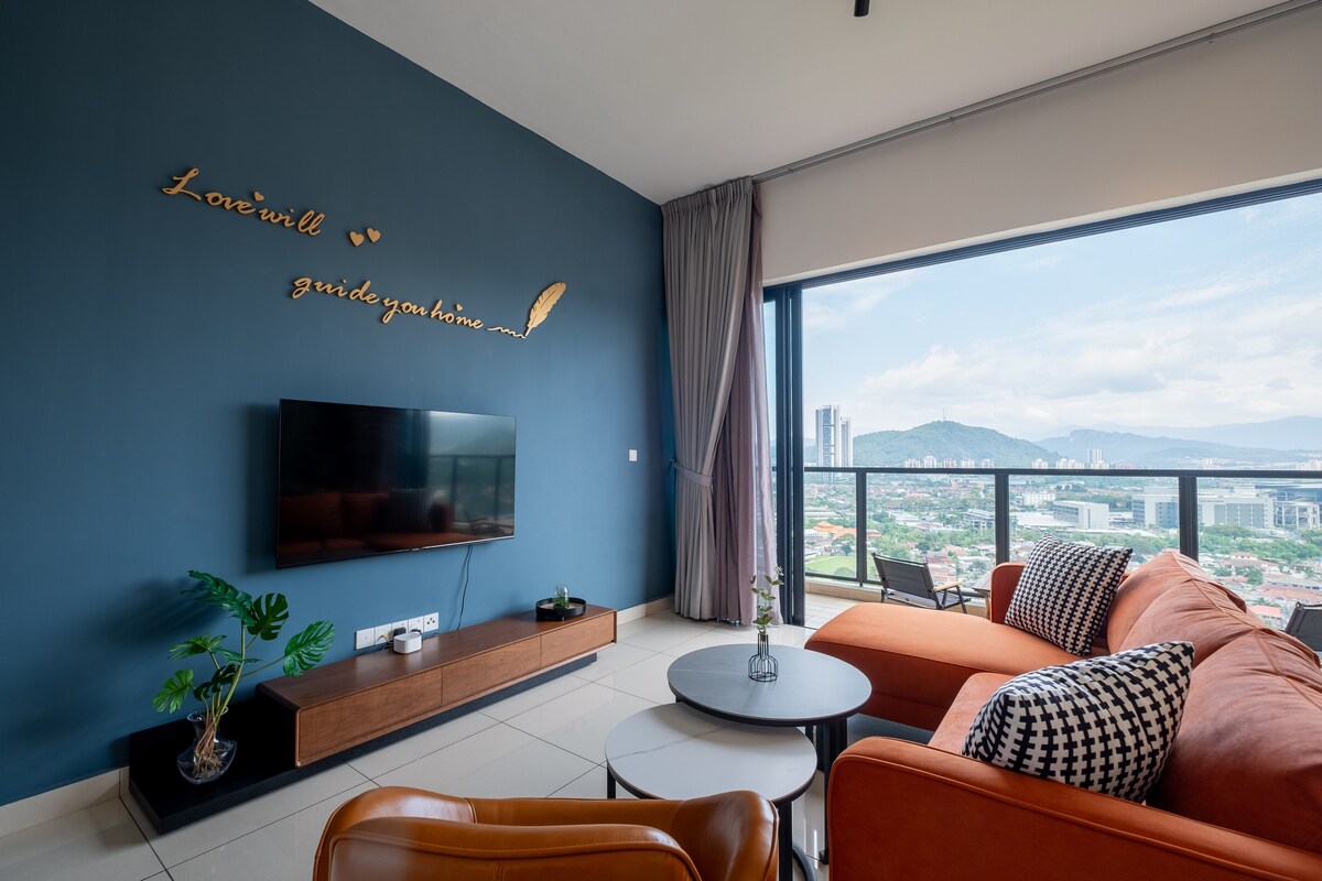 豪华优雅4间客房@ Astoria Ampang |可容纳12人|距离吉隆坡城中城6公里