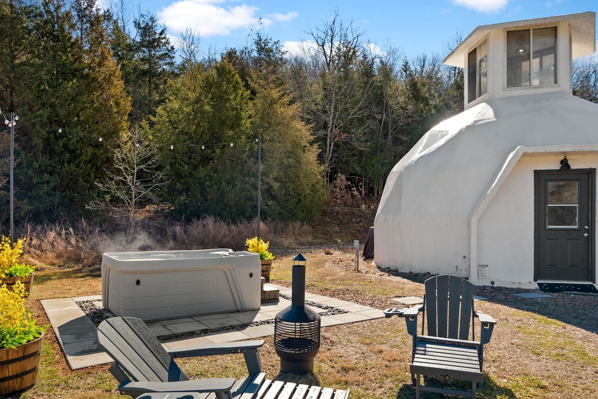 The Dome House on Bear Creek - Hot Tub - Secluded