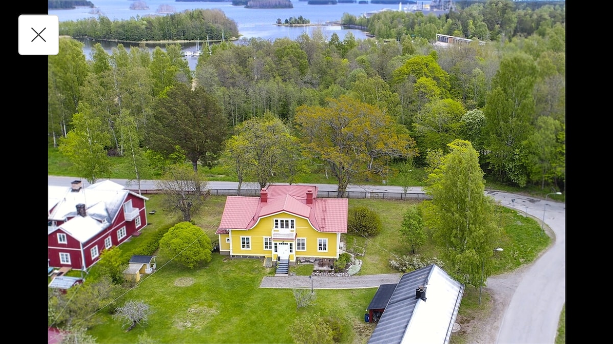 Rymligt hus nära skärgården!