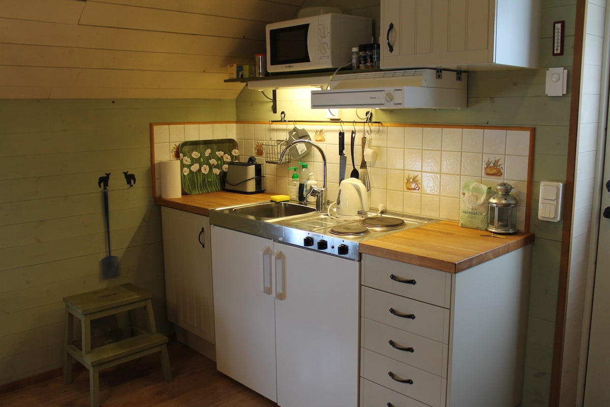 Loftet: liten lägenhet på gård