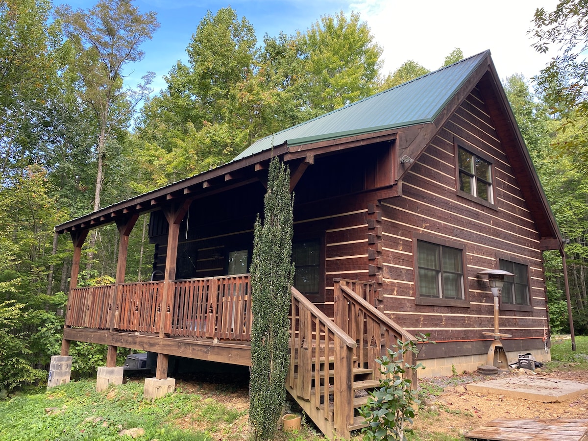 Log cabin with Wellness feature