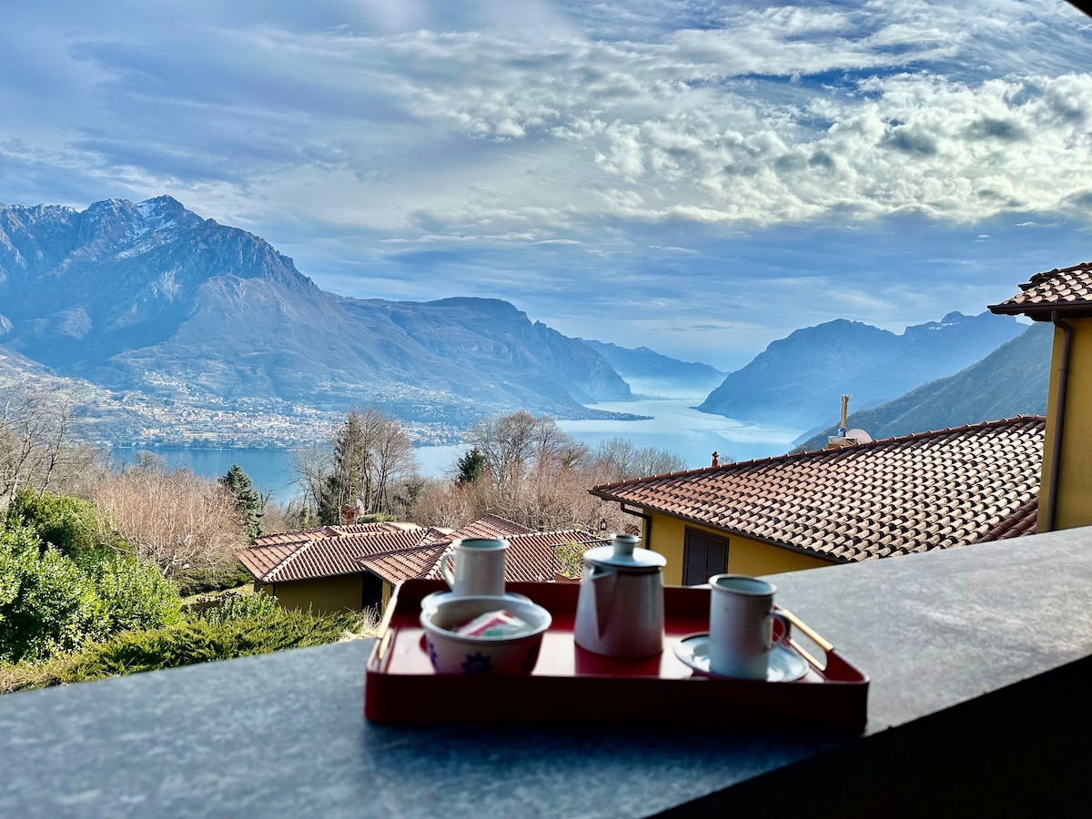 Panoramica su lago e montagna near Bellagio