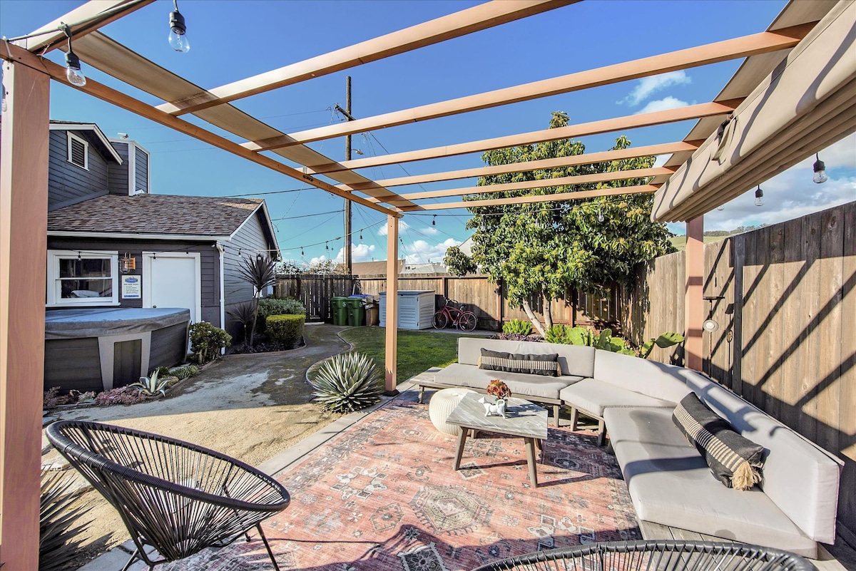 Boho Haus | 1 bd Updated w/ Hottub in San Leandro!