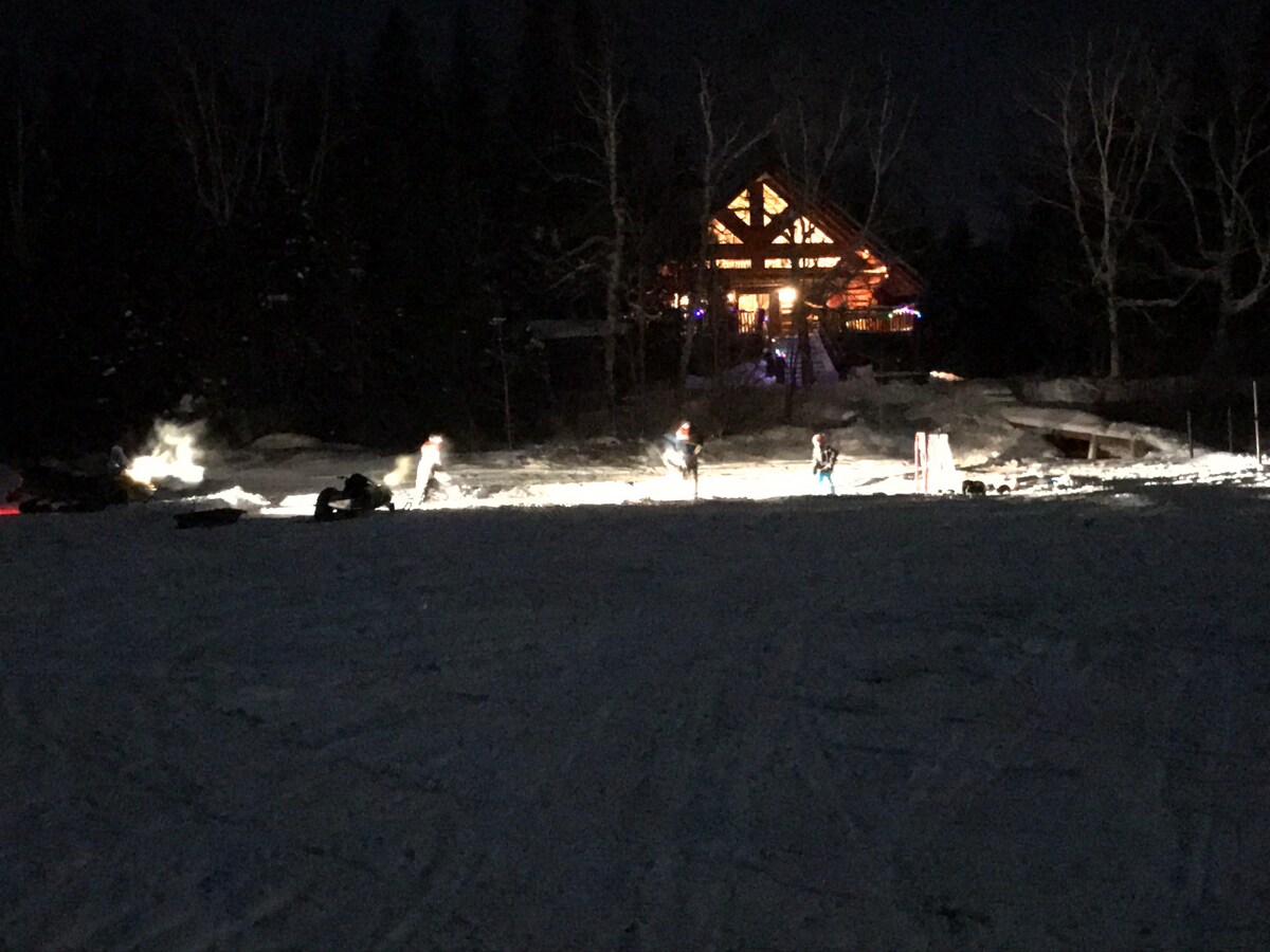 Chalet de bois rond-Le Labrador