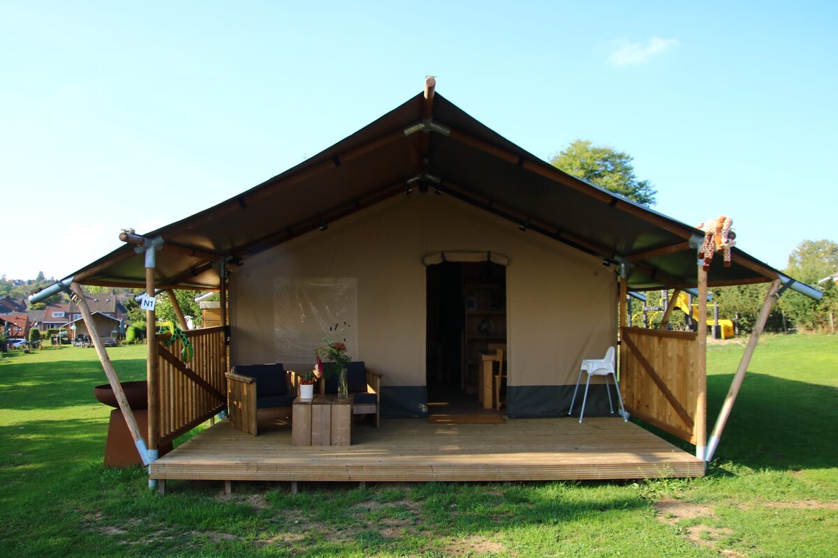 Camping La Dolce Vita - Safaritent 5p sanitair