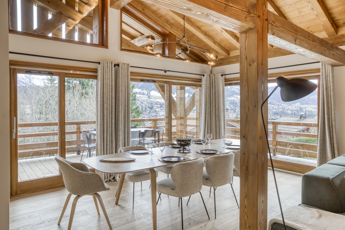 Chalet de Denis : luxe alpin et emplacement idéal