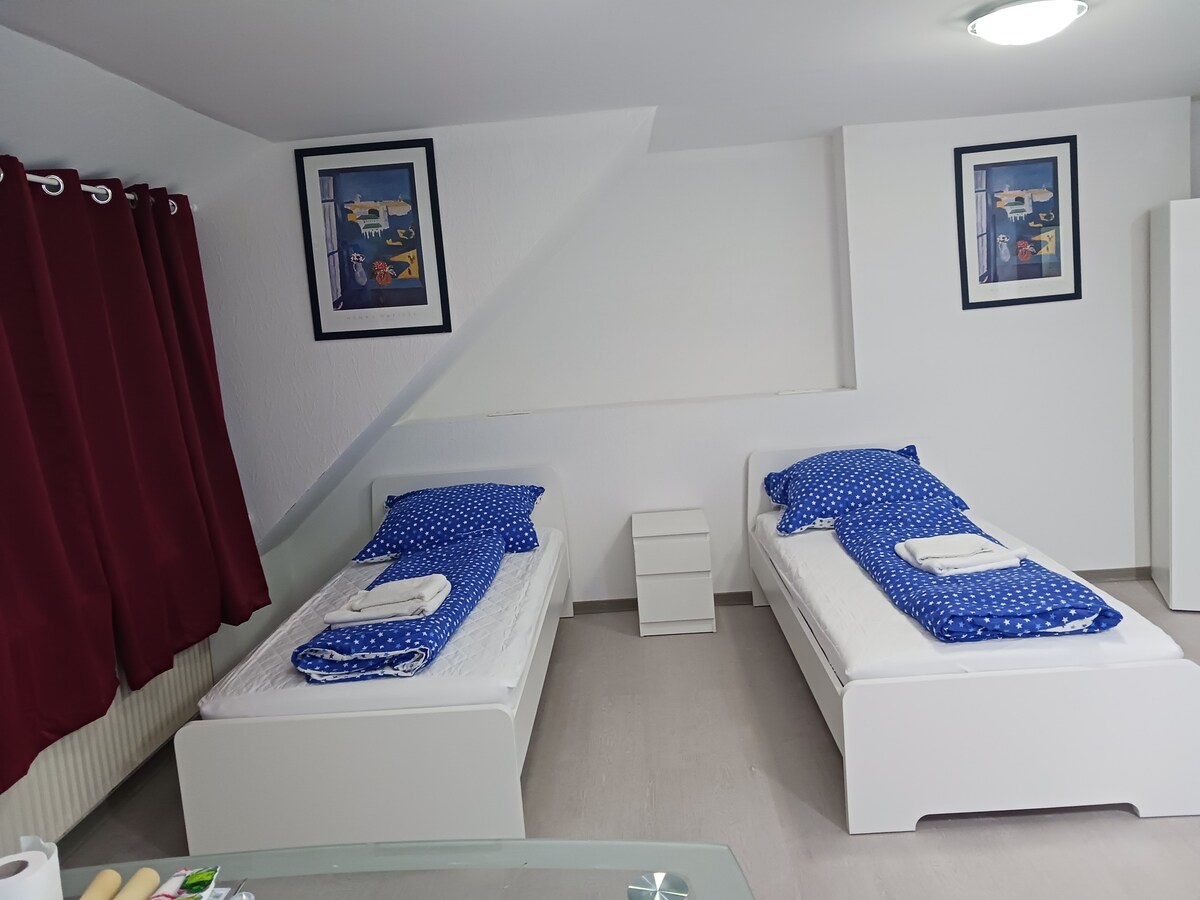 1 Room- 2 Beds-furnished, suitable for sharing