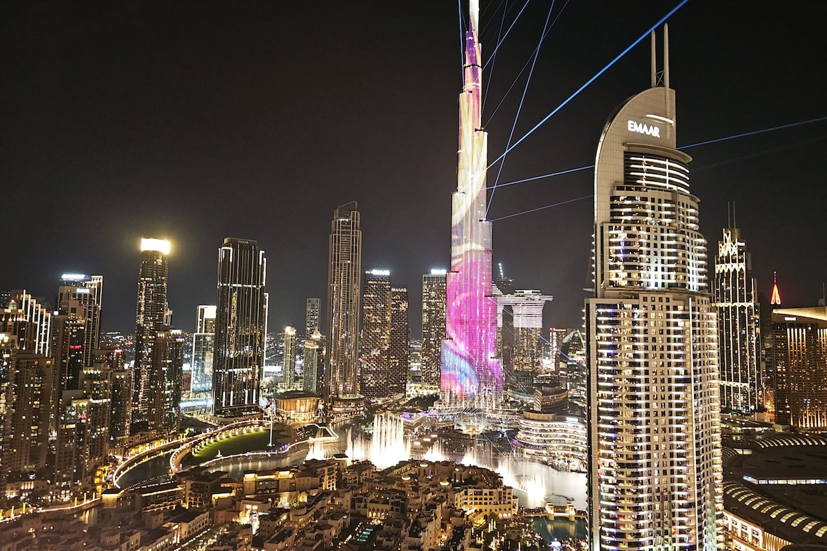 Panoramic Views Of Burj Khalifa