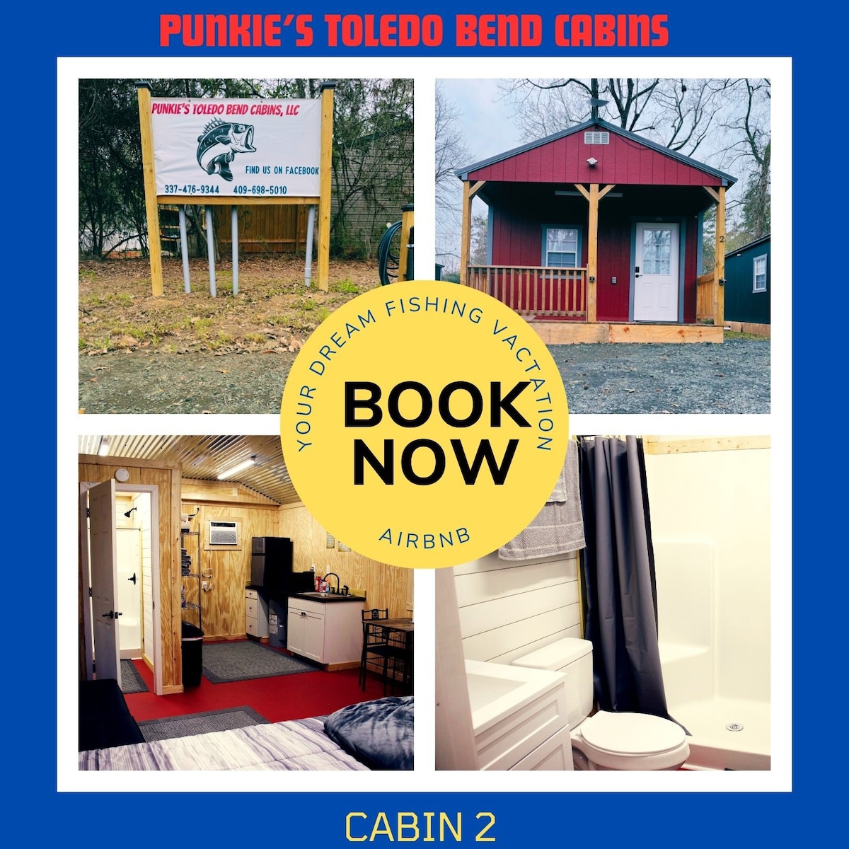 Punkie's Toledo Bend Cabins (RED)