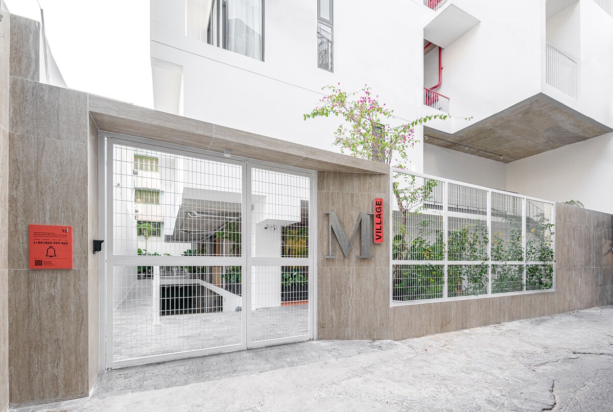 豪华公寓，带阳台，位于胡志明市