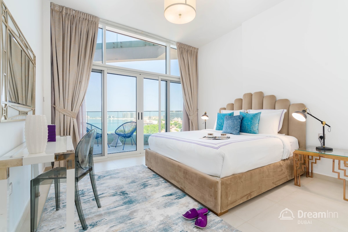 Dream Inn - 1BR with Sea View | Free Beach Access