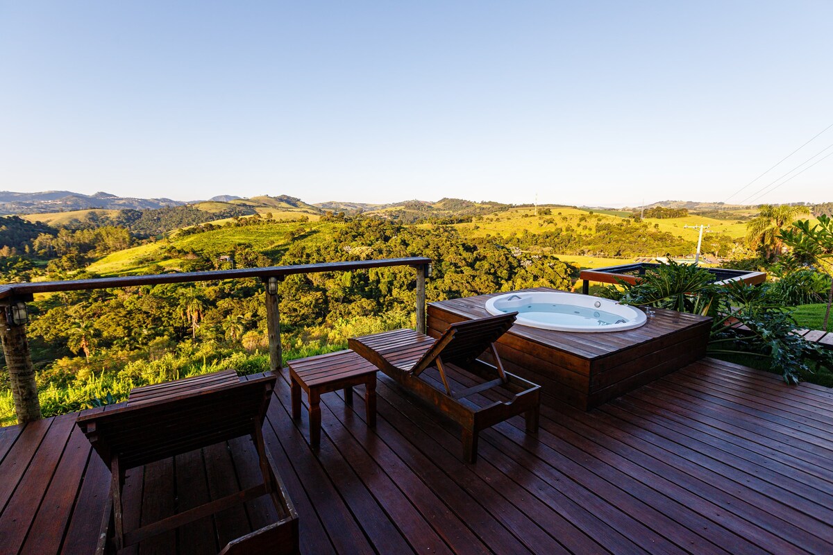 Cabanas do Morro - Vista para Serra da Mantiqueira