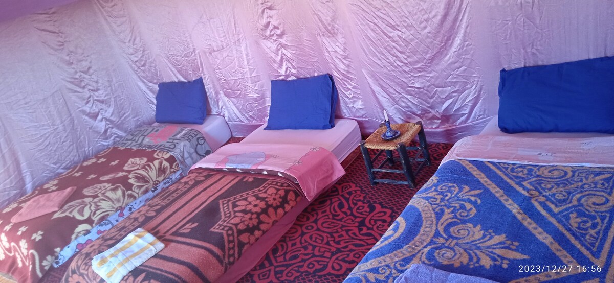 Authentic Berber desert camp