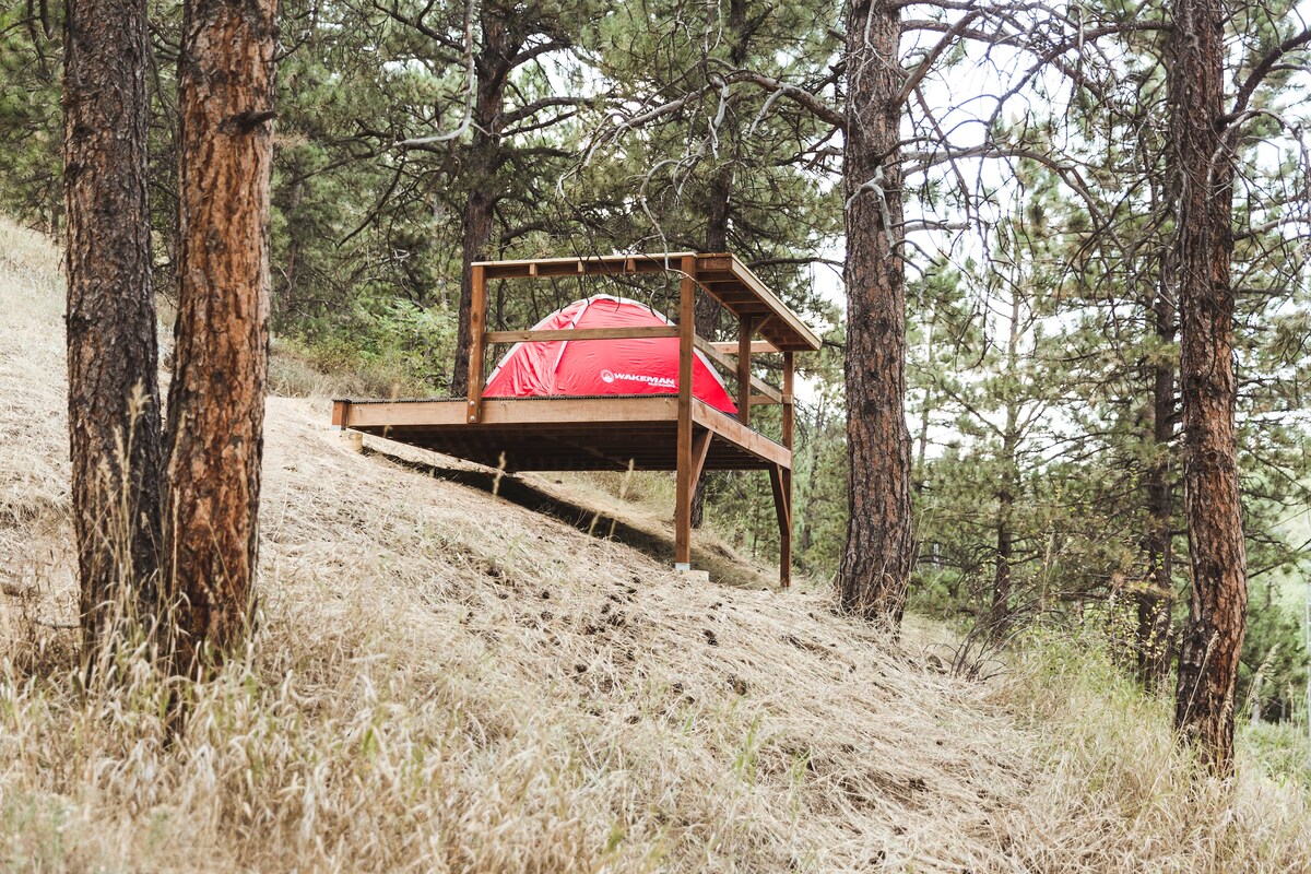 Tent Campsite 1, A-Lodge Boulder