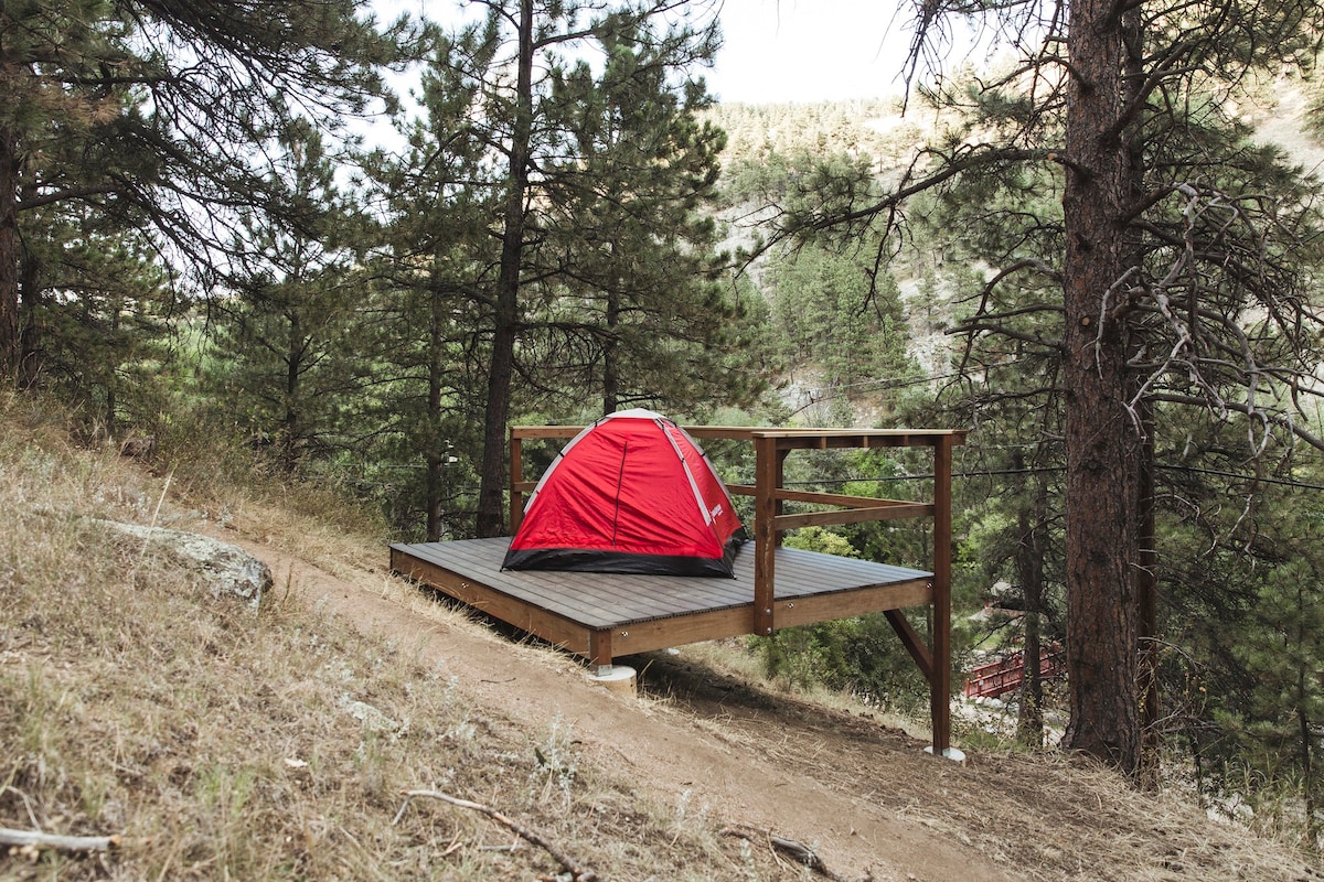 Tent Campsite 1, A-Lodge Boulder