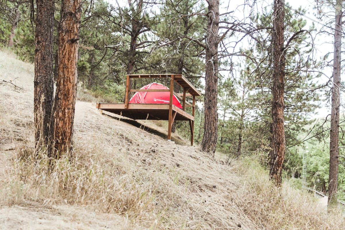 Tent Campsite 2, A-Lodge Boulder