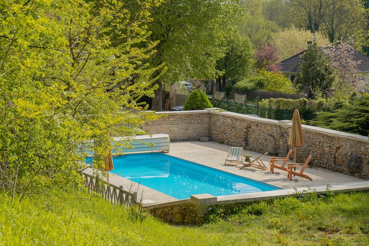 Maison proche de Paris avec piscine/bain nordique