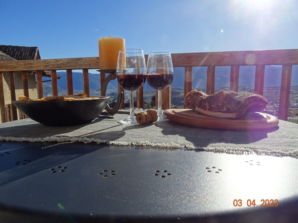 Terrazza panoramica, buon vino & relax