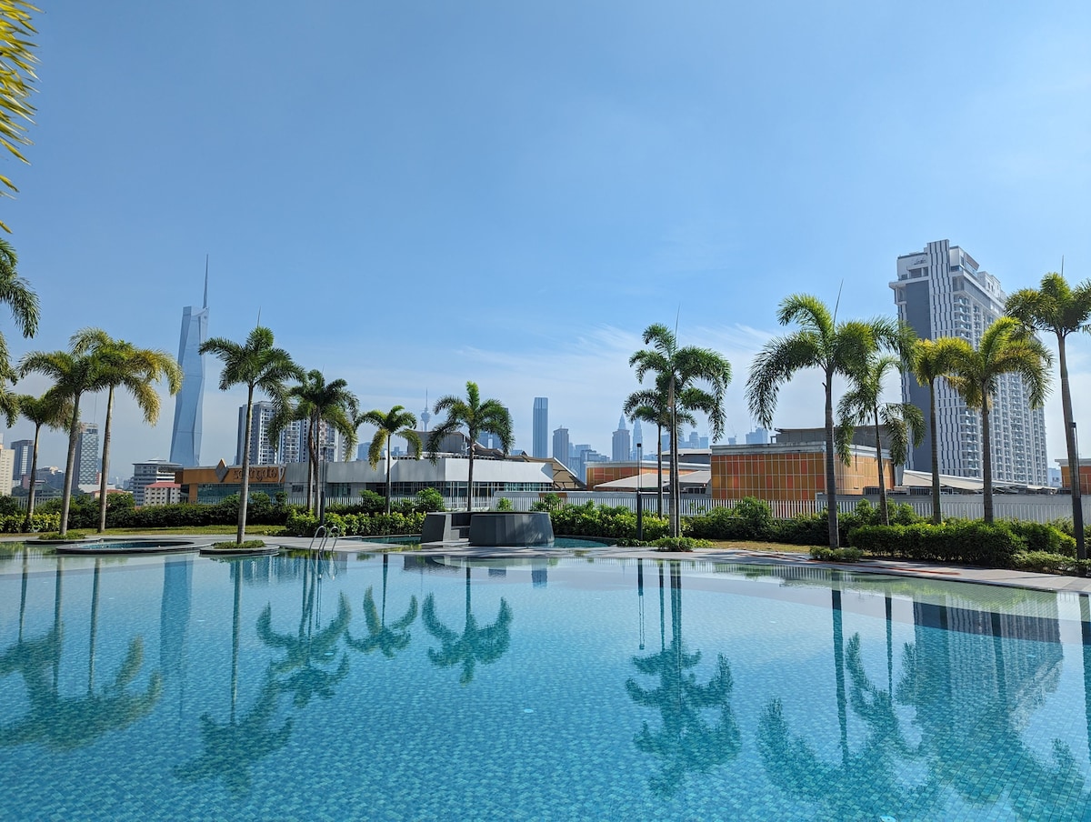 吉隆坡| 56楼-单间公寓|吉隆坡城中城景观| TRX 5公里