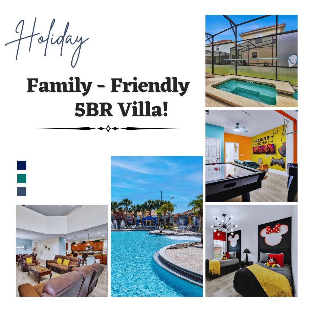 Luxurious 5 Bedroom Villa at Paradise Palms Resort