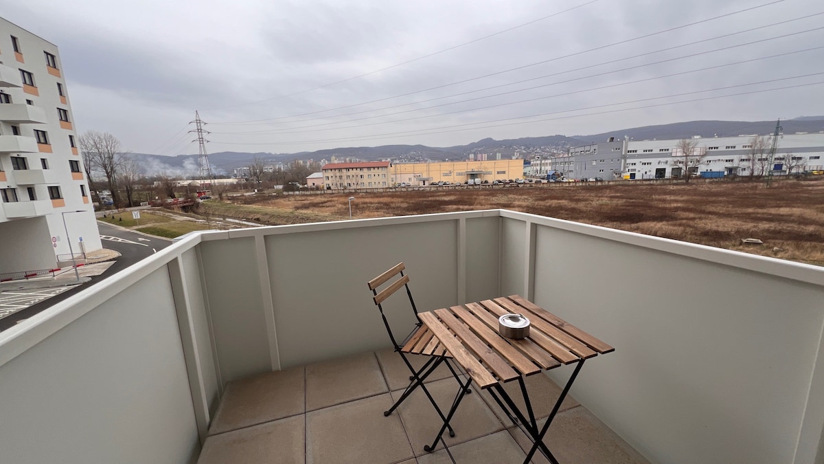 2 room Apartment with terrace, new building, 25