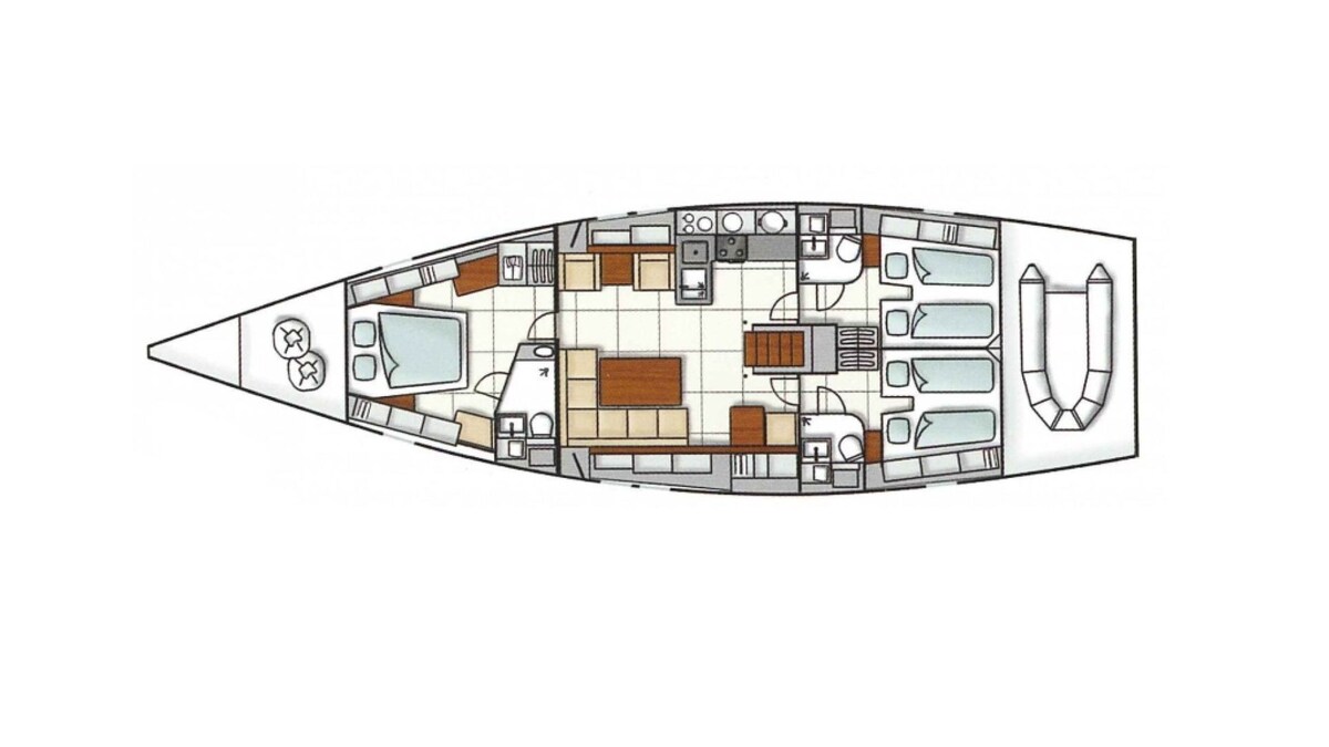 Crewed Charter auf einem luxuriösen Boot