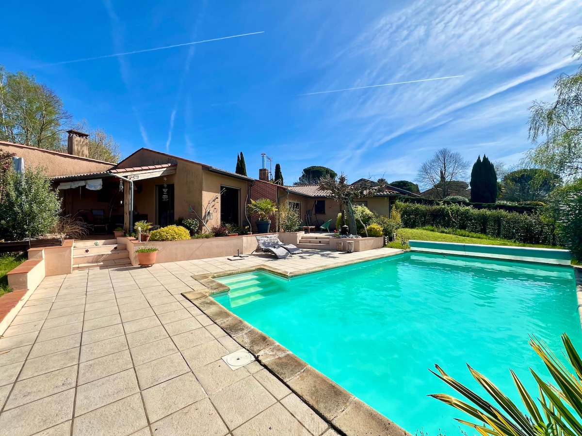 Le bonheur, 8p - Maison Familiale - Piscine/Jardin