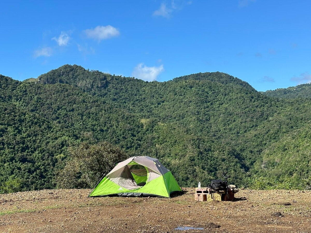 Camping in the heart of paradise