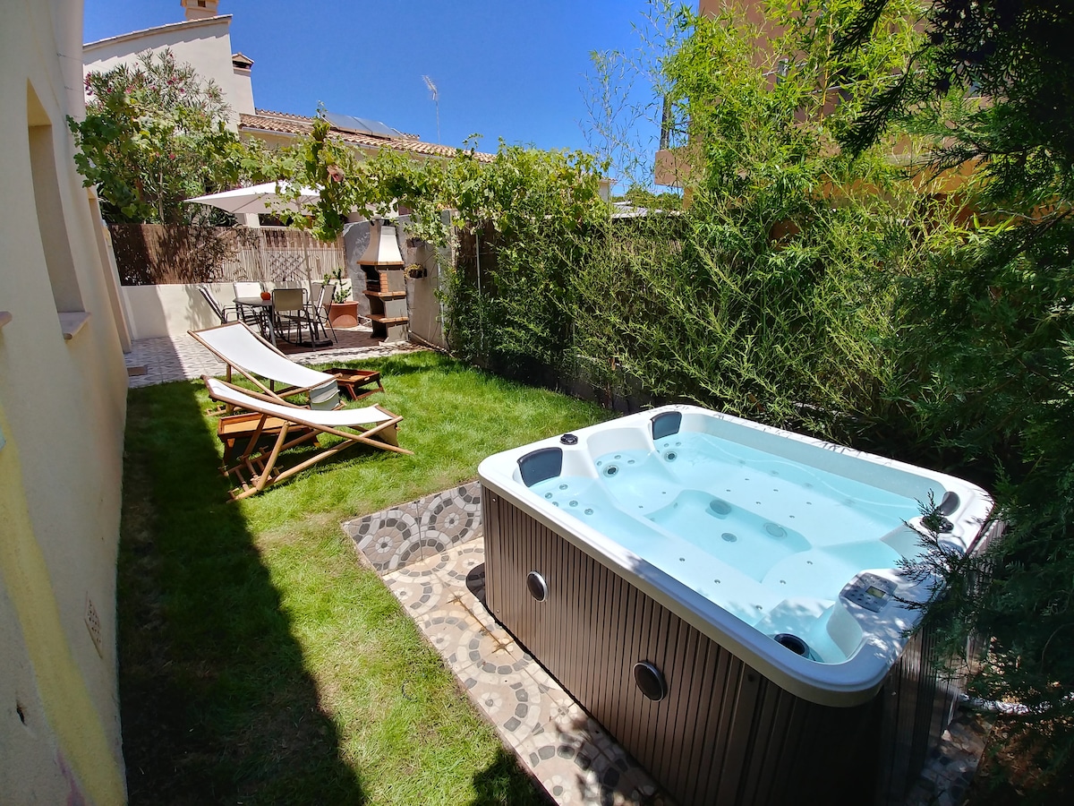 El Rincón, tranquilidad junto al mar, con jacuzzi