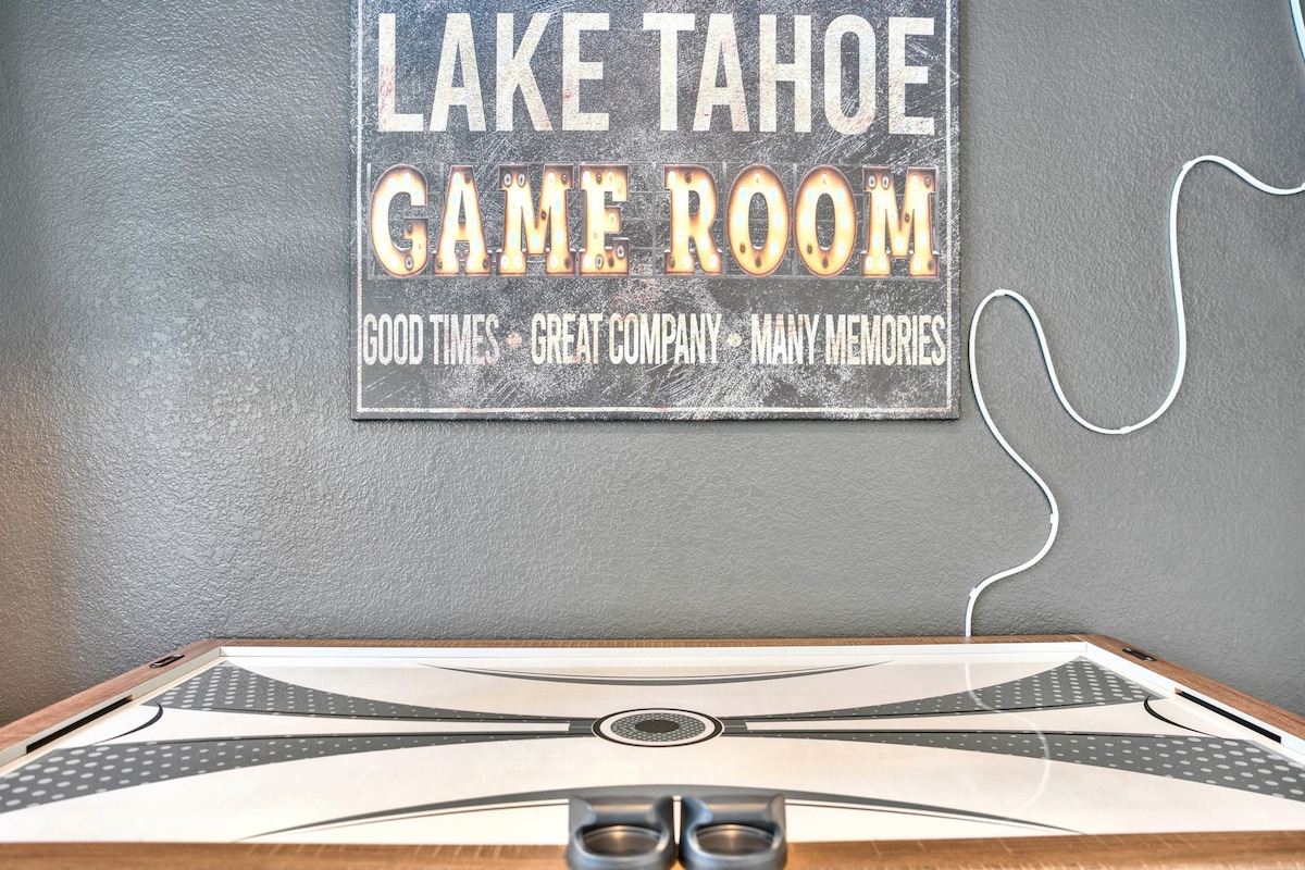 *New* King Bed Lake Tahoe Home with Game Room