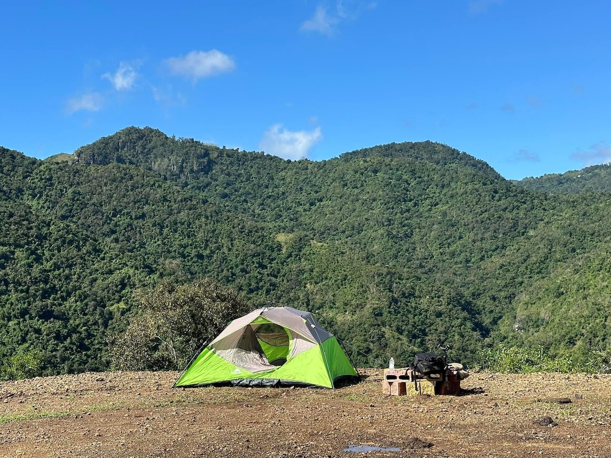 Camp in the heart of paradise