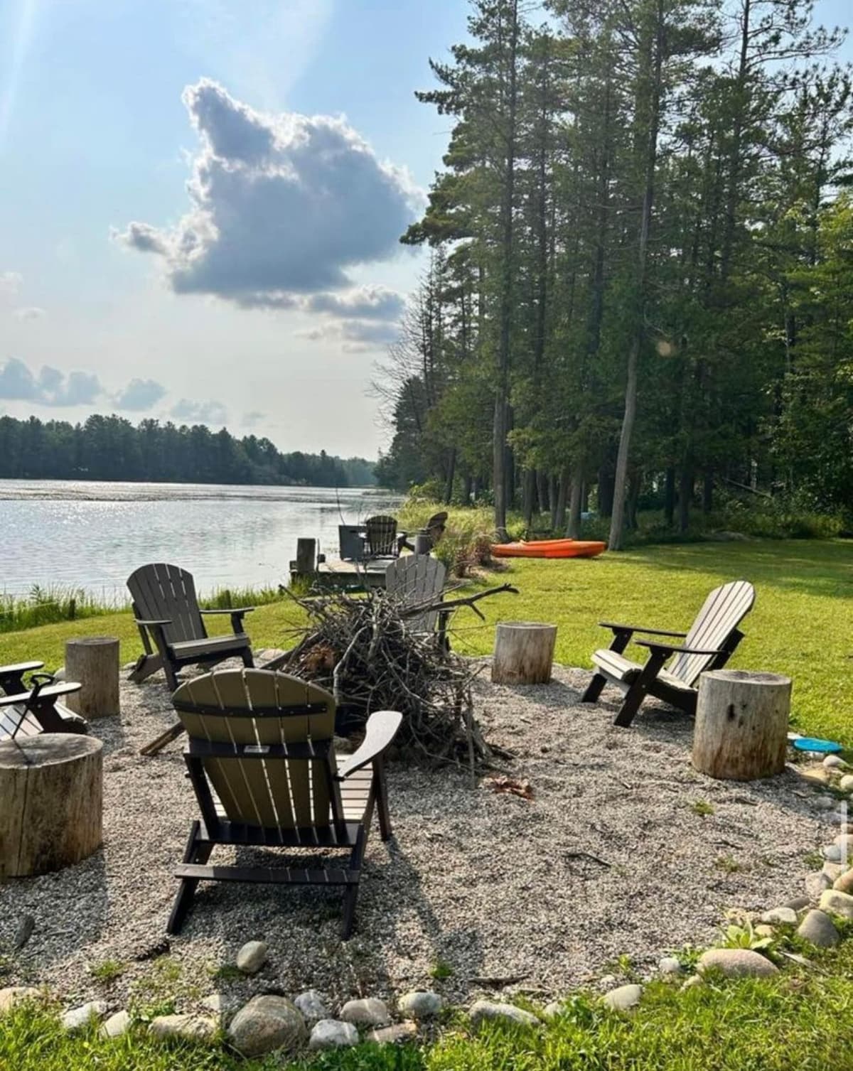 Premium Lakefront Log Cabin ~ORV