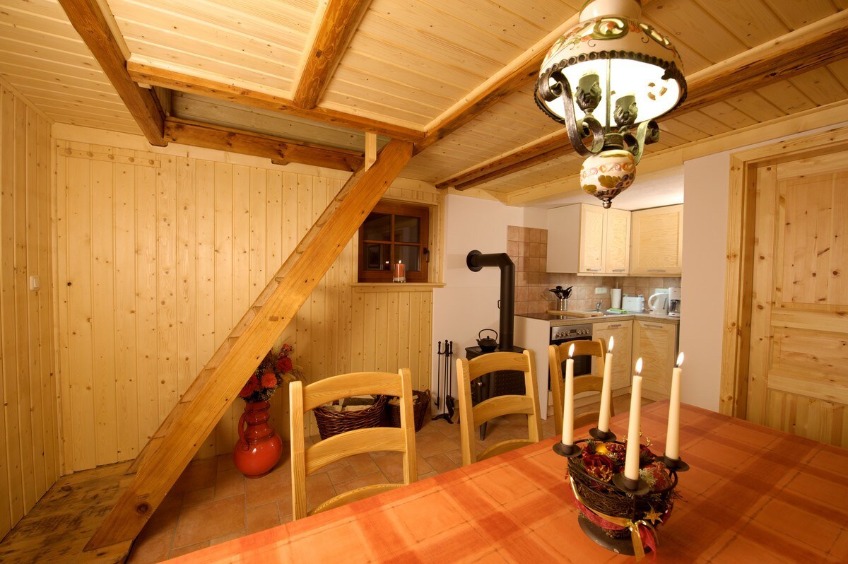 Berghütte mit finnischer Blockhaussauna