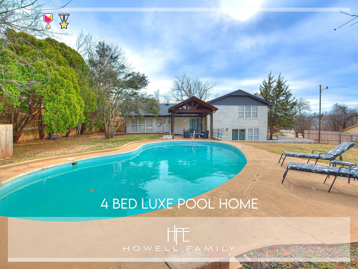 4Bed Remodeled Luxe Pool House
