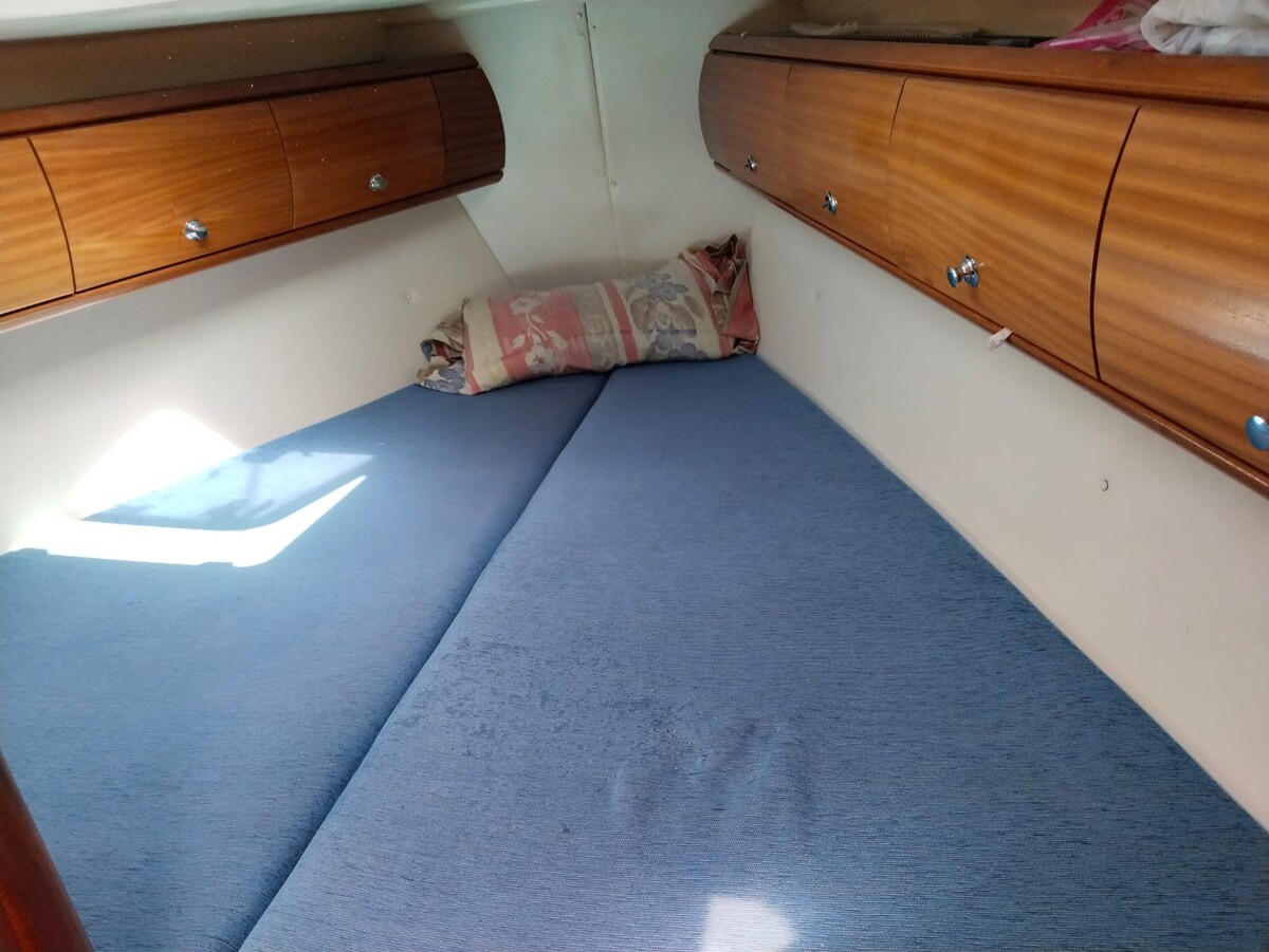 Nose cabin on sail boat Bavaria 36