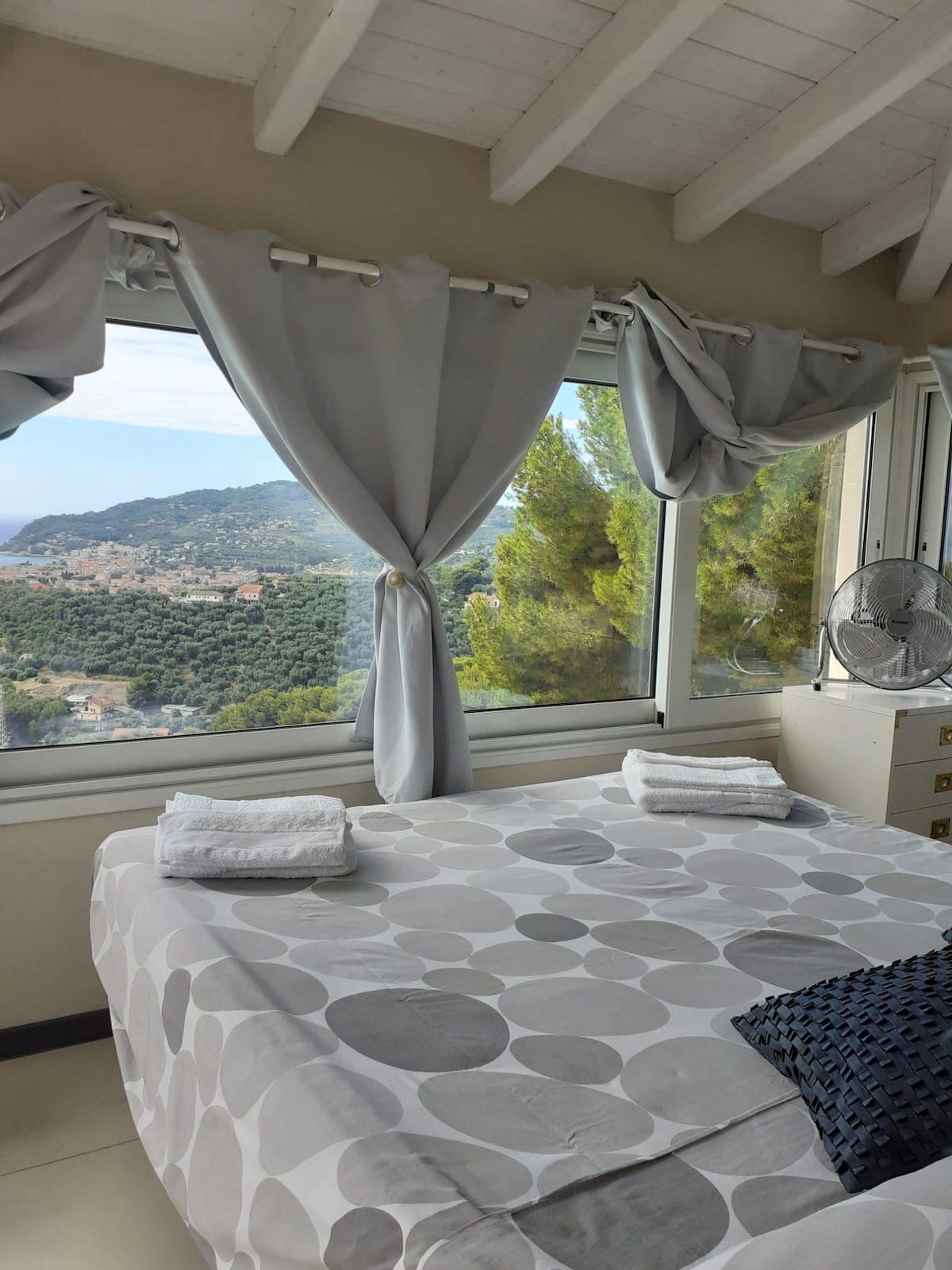Italian villa panoramic view