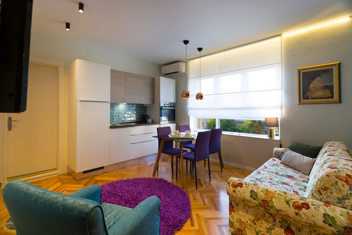 Il Verde, modern furnished flat in town centre