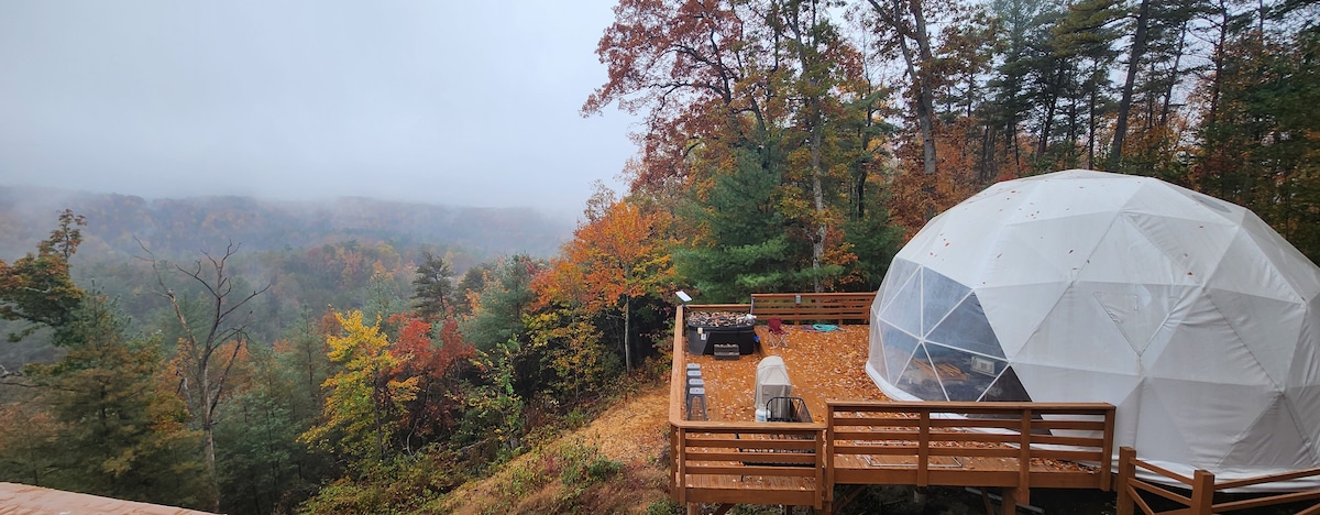 Forest Fairy dome in Smoky mountains - GlampiTiN