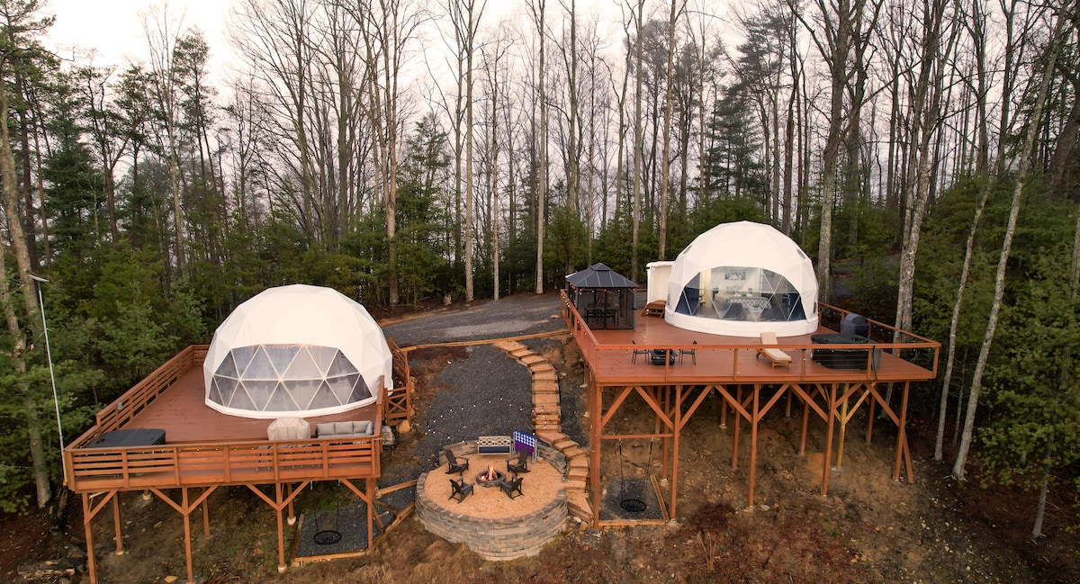 Forest Fairy dome in Smoky mountains - GlampiTiN