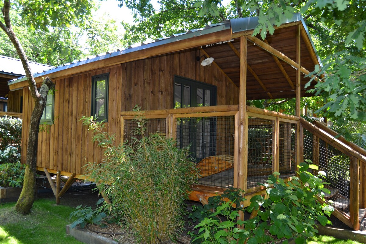 Maison en bois dans le Luberon