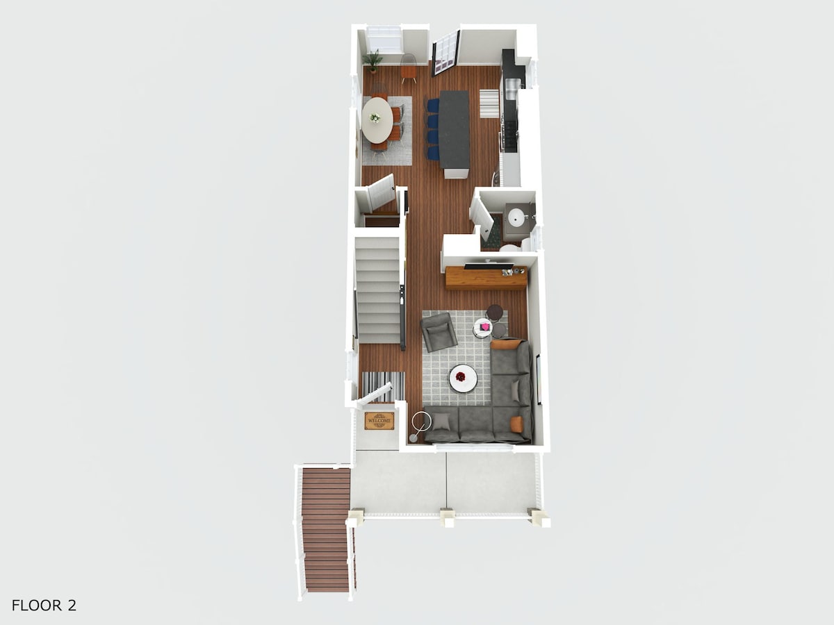设计师新家，匹兹堡PA 3床， 4浴室