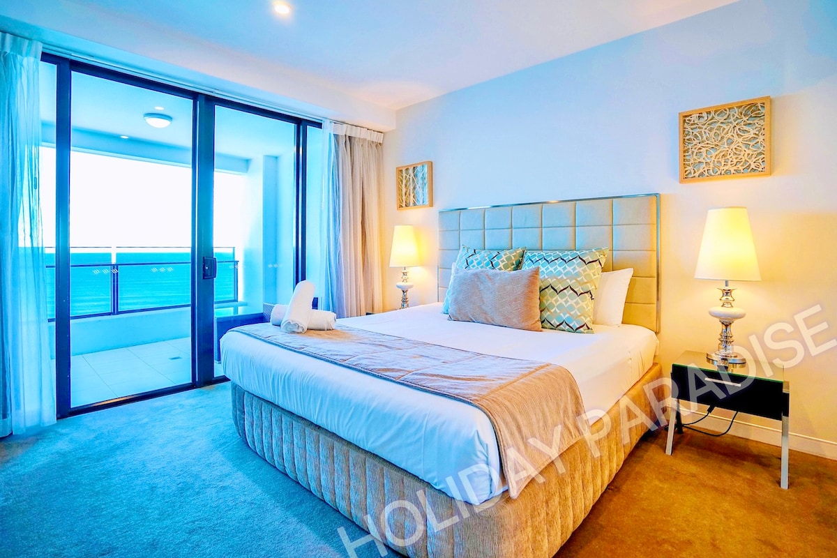 *Soul Luxury Ocean 2BDR Apt *Parking/Wi-Fi/Netflix