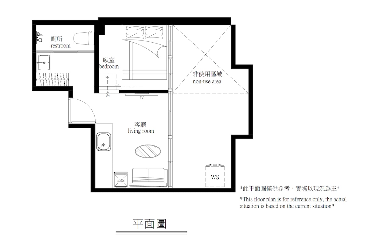 西門町_旅居台北LivingInTPE시먼Ximen市中心有電梯獨立門戶(有露臺) 西門站550m