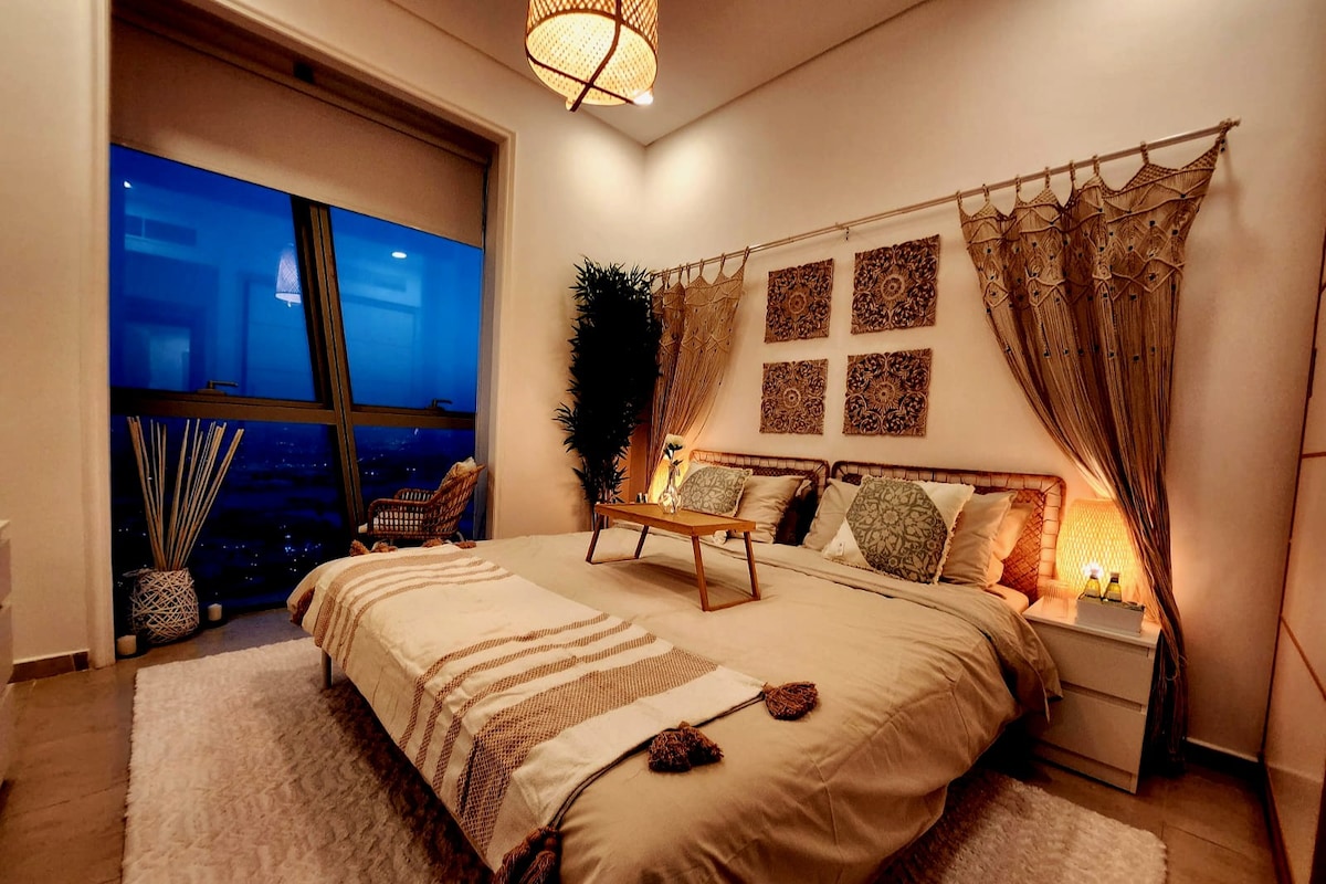 2 Bedrooms Made with Love, Located at 34 Floor.
